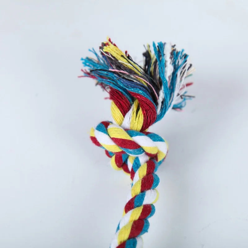 Dog Toy Pet Molar Bite-Resistant Cotton Rope Knot for Small Dog Puppy Relieving Stuffy Cleaning Teeth Pet Chew Toys