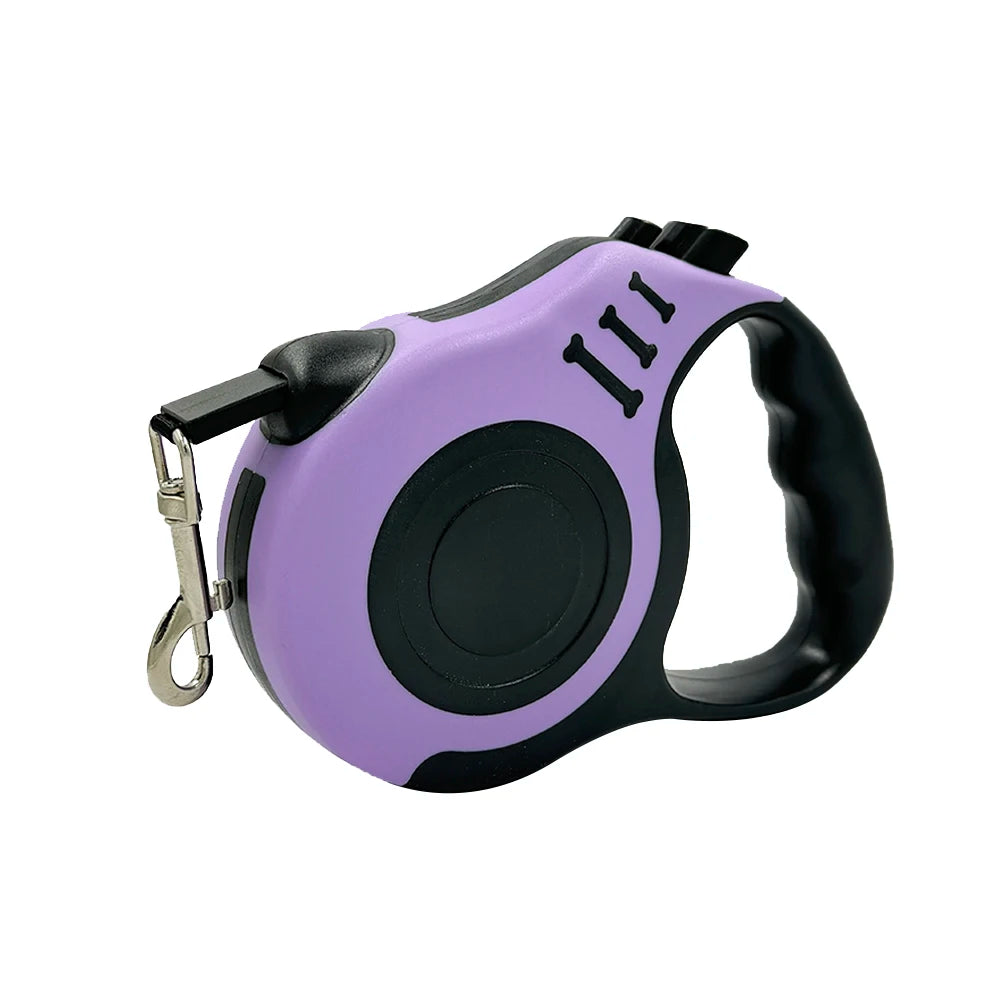 1Pc/3Pcs 3M 5M Dog Leash for Small Dogs Cat Automatic Retractable Nylon Lead Puppy Outdoor Travel Walking Hiking Traction Rope